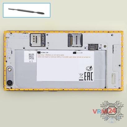 How to disassemble Huawei Ascend G6 / G6-C00, Step 5/1
