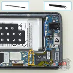 Cómo desmontar Samsung Galaxy S9 SM-G960, Paso 8/2