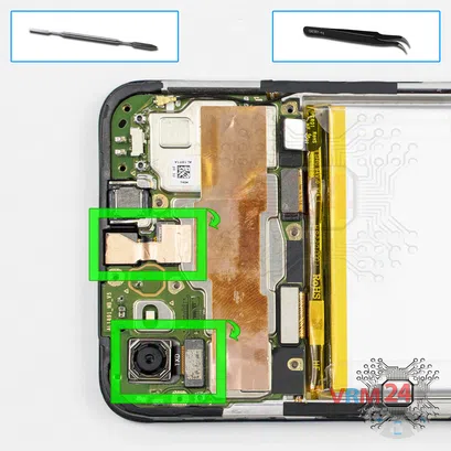 How to disassemble Oppo A1k, Step 10/1