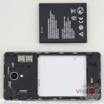 Как разобрать ZTE Blade A520C, Шаг 2/2