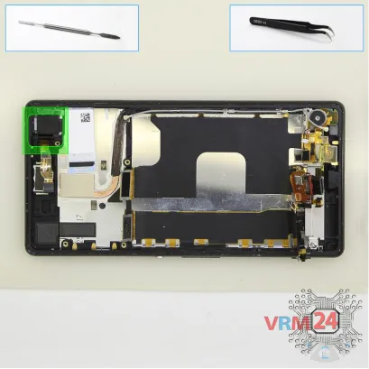 How to disassemble Sony Xperia Z3 Plus, Step 17/1