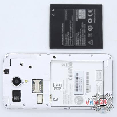 How to disassemble Lenovo A606, Step 2/2