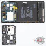 How to disassemble Sony Xperia C3, Step 3/2