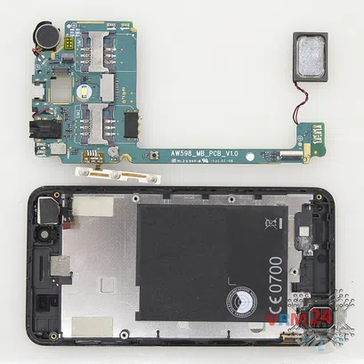 Cómo desmontar Lenovo A319 RocStar, Paso 8/2