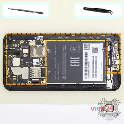 How to disassemble Asus ZenFone 2 Laser ZE500KL, Step 8/1