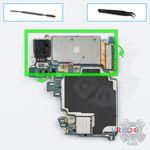 Cómo desmontar Samsung Galaxy S21 SM-G991, Paso 14/1