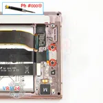 Cómo desmontar Samsung Galaxy Note 20 Ultra SM-N985, Paso 18/1