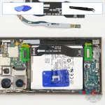 How to disassemble Samsung Galaxy S24 Ultra SM-S928, Step 10/3