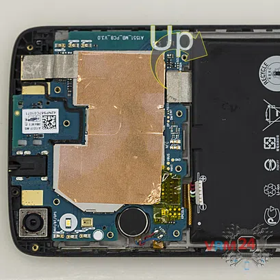 How to disassemble HTC Desire 828, Step 8/2