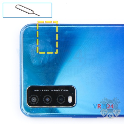 How to disassemble vivo Y20, Step 2/1