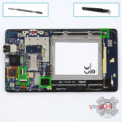 How to disassemble Sony Xperia E, Step 7/1