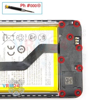 How to disassemble ZTE Blade A7s, Step 8/1