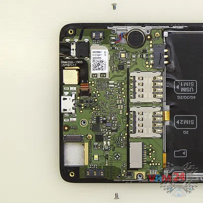 How to disassemble Lenovo A6000, Step 6/2