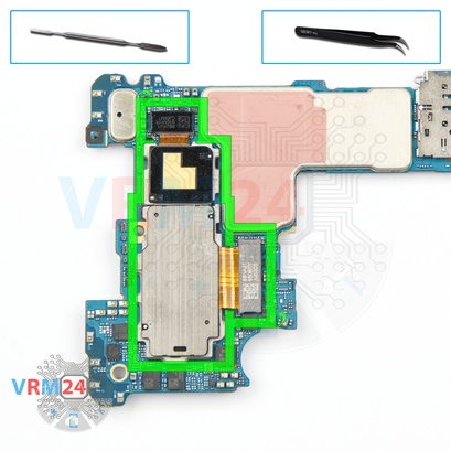 How to disassemble LG V50 ThinQ, Step 13/1