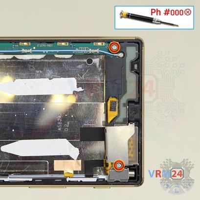 How to disassemble Sony Xperia Z5, Step 6/1