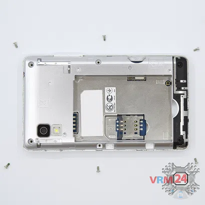 How to disassemble LG Optimus L4 II E440, Step 3/2