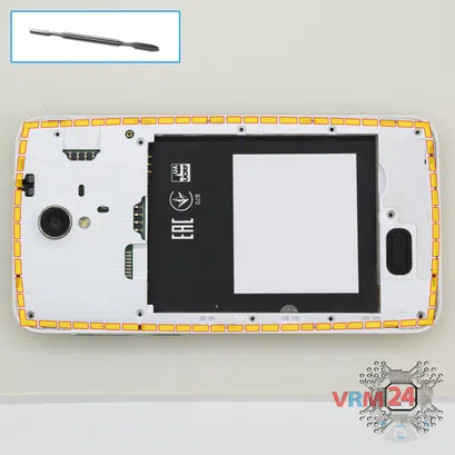 How to disassemble Fly IQ4514 Quad EVO Tech 4, Step 4/1