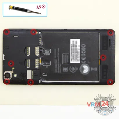 How to disassemble Lenovo A6000, Step 3/1