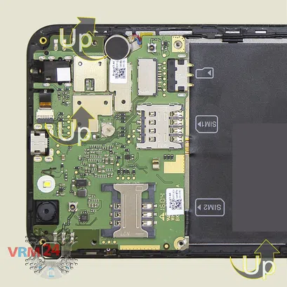 How to disassemble Lenovo Vibe C A2020, Step 9/2