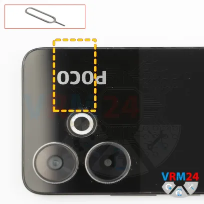 Cómo desmontar Xiaomi POCO M6, Paso 2/1