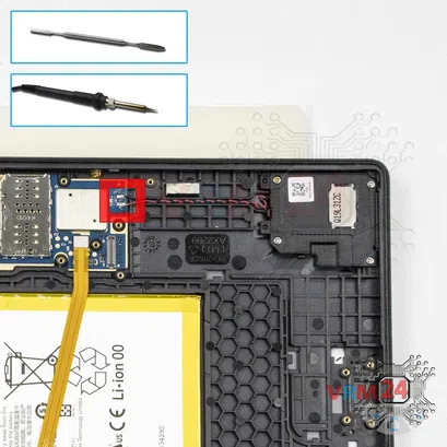 Como desmontar Lenovo Tab M10 Plus TB-X606F, Passo 15/1