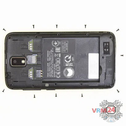 How to disassemble Lenovo A328, Step 3/2