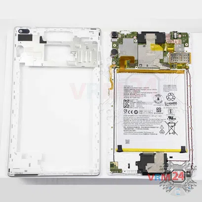 How to disassemble Lenovo Tab 4 TB-8504X, Step 6/2