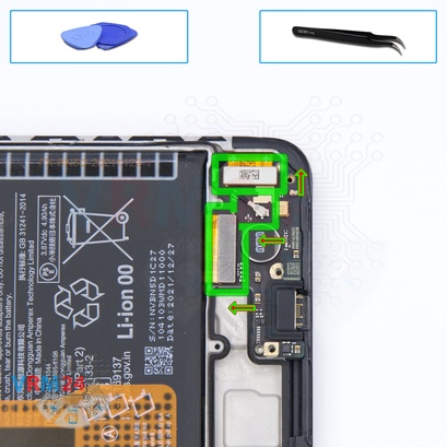How to disassemble Xiaomi POCO M4 Pro, Step 10/1