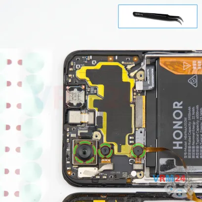 How to disassemble Honor X7b, Step 10/1