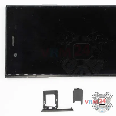 How to disassemble Sony Xperia XZ1, Step 2/2