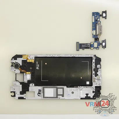 Cómo desmontar Samsung Galaxy S5 SM-G900, Paso 14/3