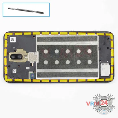 Como desmontar Oppo A9, Passo 7/1