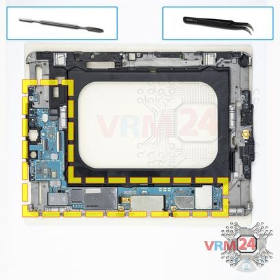 How to disassemble Samsung Galaxy Tab S3 9.7'' SM-T820, Step 20/1