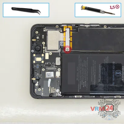 How to disassemble Meizu Pro 7 M792H, Step 11/1