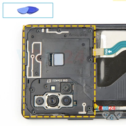 Como desmontar Samsung Galaxy A71 5G SM-A7160 por si mesmo, Passo 5/1