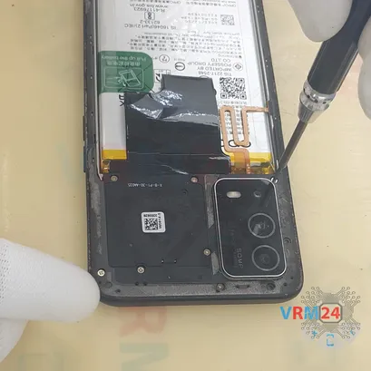 How to disassemble Oppo A55, Step 4/3