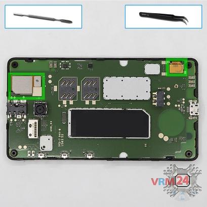 How to disassemble Microsoft Lumia 435 DS RM-1069, Step 5/1