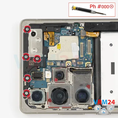Como desmontar Samsung Galaxy S25 Ultra SM-S938 por si mesmo, Passo 13/1
