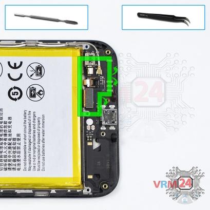 How to disassemble ZTE Blade A6, Step 9/1