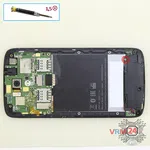 How to disassemble HTC Desire 326G, Step 5/1