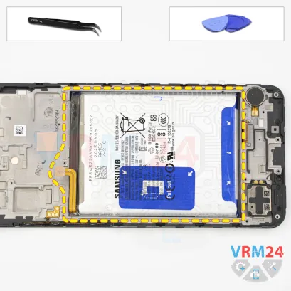 How to disassemble Samsung Galaxy A17 4G SM-A175, Step 18/1