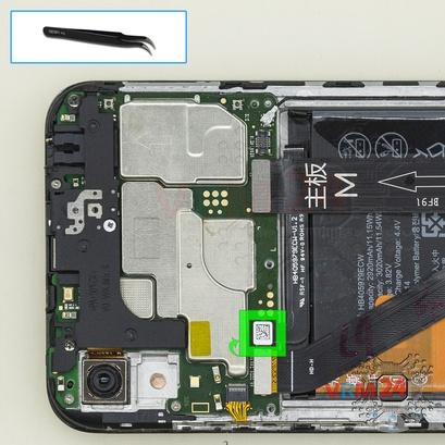 How to disassemble Huawei Honor 8A, Step 5/1