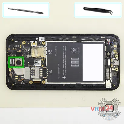 How to disassemble Asus ZenFone 2 Laser ZE500KG, Step 6/1