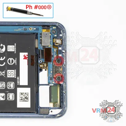 Cómo desmontar LG V30 Plus US998, Paso 9/1