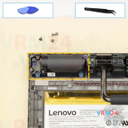 How to disassemble Lenovo Yoga Pad Pro 13, Step 21/2