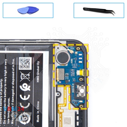 How to disassemble Nokia 1.4 TA-1322, Step 11/1