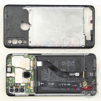 Cómo desmontar Samsung Galaxy A20s SM-A207, Paso 4/2