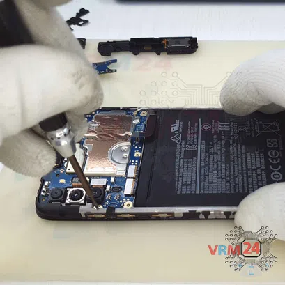Cómo desmontar Samsung Galaxy A11 SM-A115, Paso 15/3