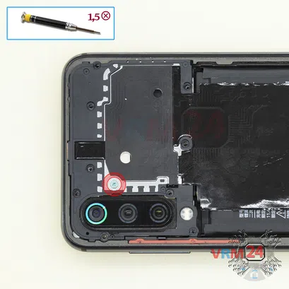 How to disassemble Xiaomi Mi 9 SE, Step 4/1