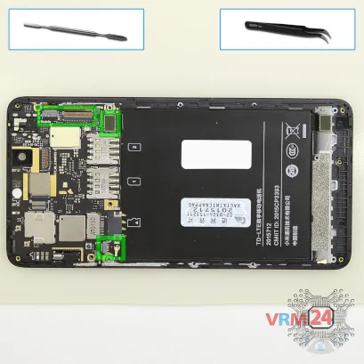 How to disassemble Xiaomi RedMi Note 2 Prime, Step 10/1